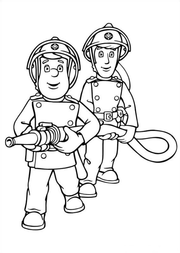 Kids-n-fun.com | 38 coloring pages of Fireman Sam